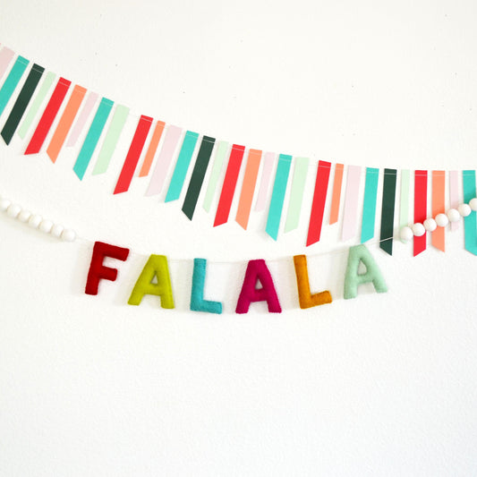 Christmas Felt Garland | Christmas Garland | Garland | Christmas Decor| Christmas Decoration| Holiday Decor | FALALA Garland | Felt Garland