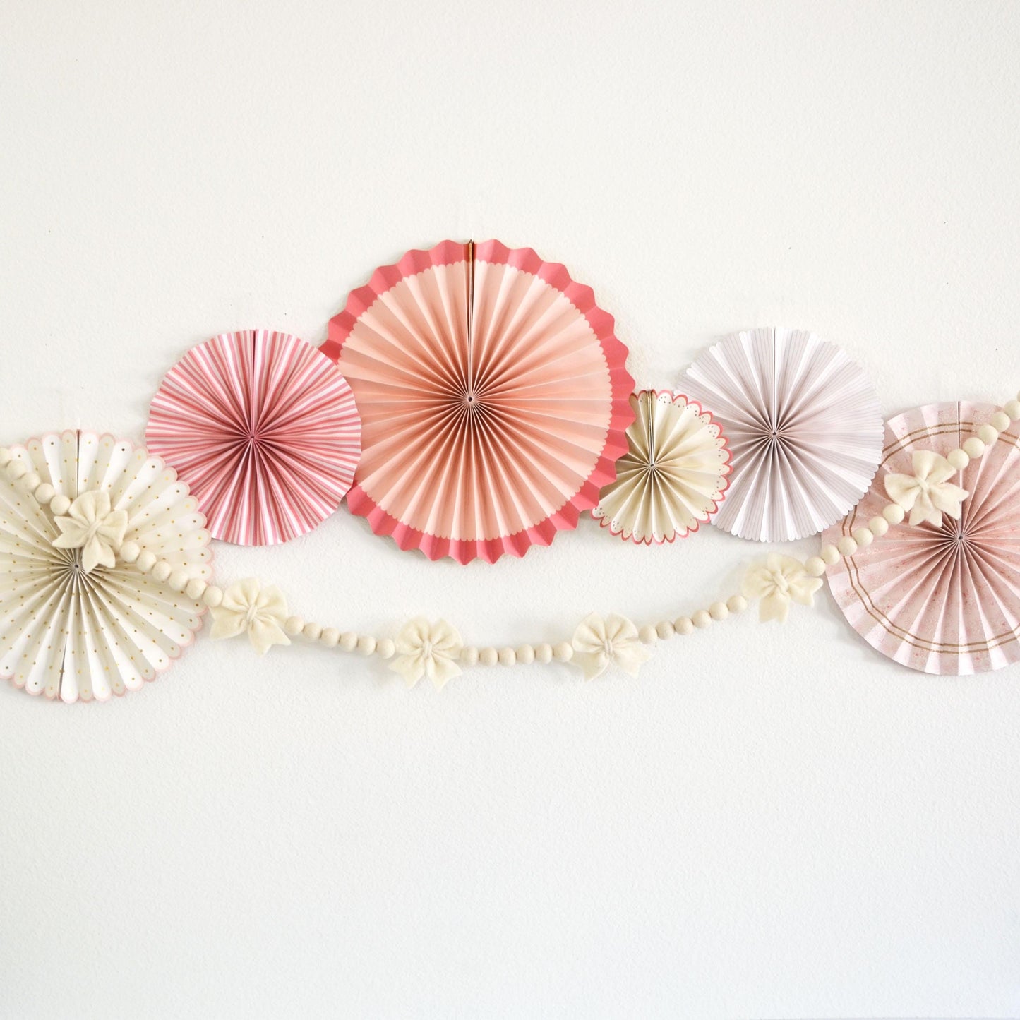 Felt Garland | Felt Bow Garland | Boho Decor | Reusable Happy Birthday Banner |  Birthday Party Decor | Name Garland | Personalized Banner