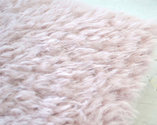 Blush Faux Fur Pillow Cover
