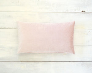 Blush Velvet Pillow Cover