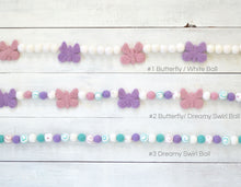 Felt Ball Garland - Butterfly
