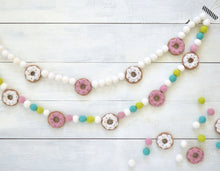 Felt Ball Garland - Donuts