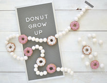 Felt Ball Garland - Donuts