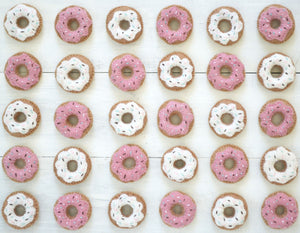 Felt Ball Garland - Donuts