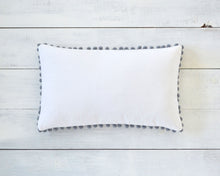 Light Gray Pom Pom Pillow Cover
