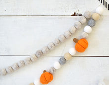 Felt Ball Garland - Fall Pumpkins