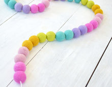 Felt Ball Garland - Rainbow
