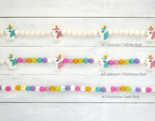 Felt Ball Garland - Unicorns