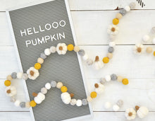 Felt Ball Garland - Fall Pumpkins